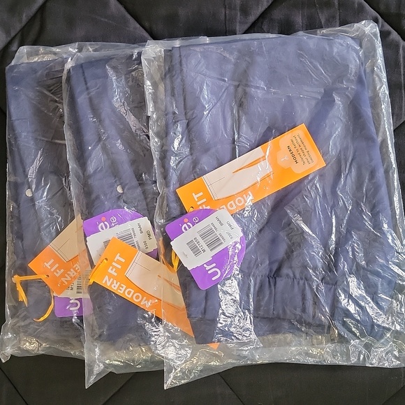 (3 pairs) Urbane Ultimate "Bailey" Scrub Pants in Navy - Picture 2 of 8